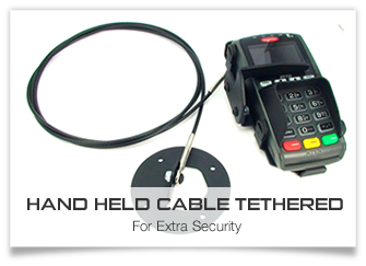 Cable Tethered for Extra Security